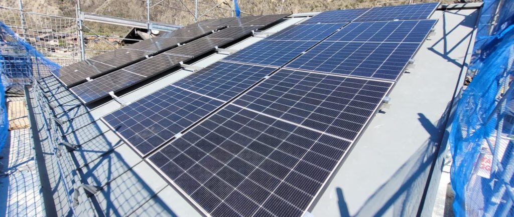 Impianto fotovoltaico da 12 kWp su una trattoria in Valle d’Aosta realizzato da Green Terrae