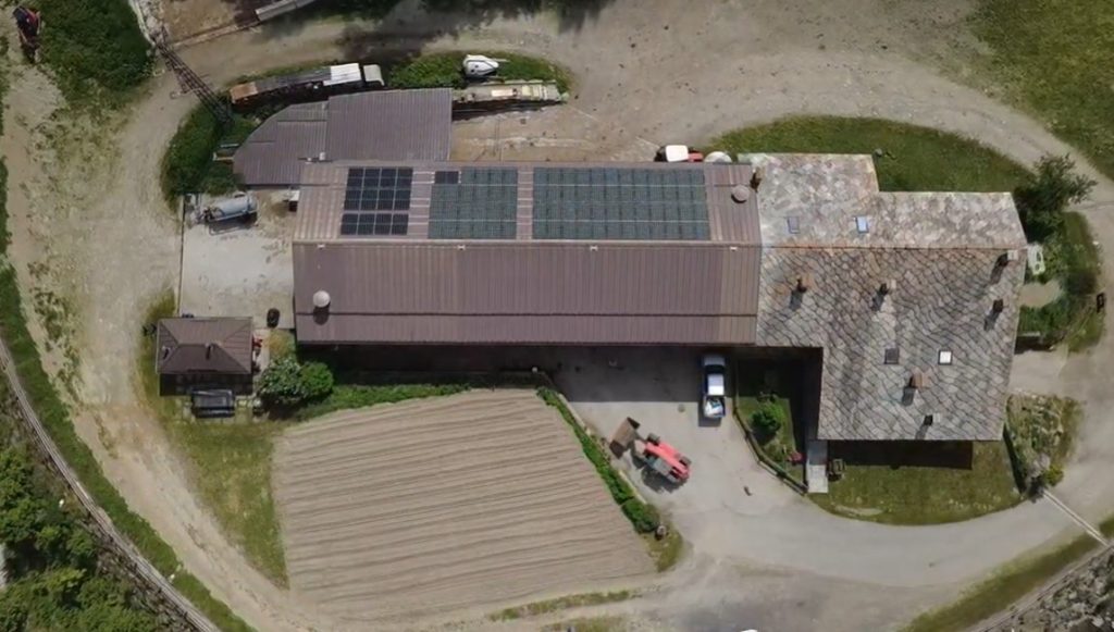 Impianto fotovoltaico da 20 kWp su azienda agricola in Valle d’Aosta realizzato da Green Terrae