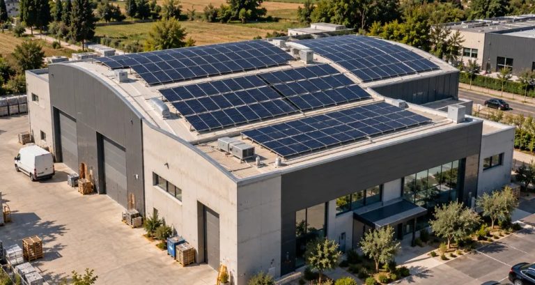 Impianto fotovoltaico da 169 kWp su capannone industriale realizzato da Green Terrae