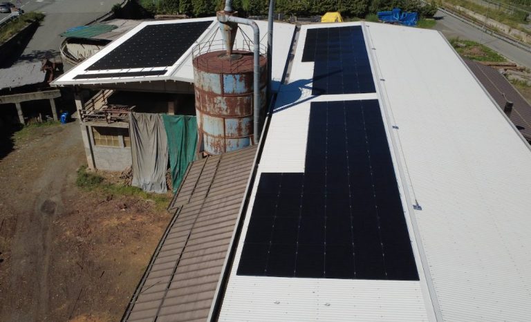 Impianto fotovoltaico da 75 kWp su capannone industriale realizzato da Green Terrae
